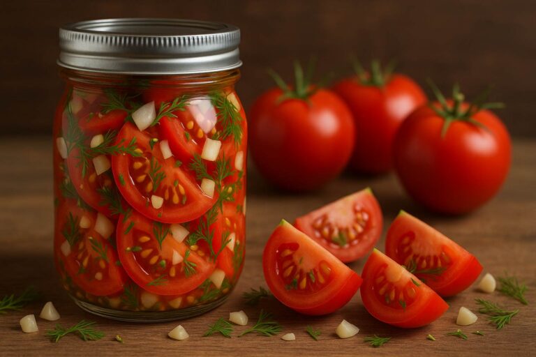 I rajčata se dají zavařit do sklenic a je to snadné