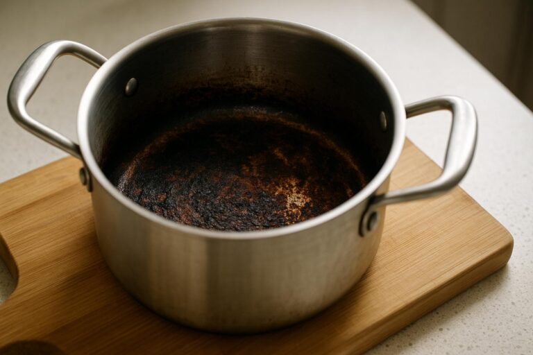 Jak vyčistit připálený hrnec bez drhnutí: Stačí obyčejná sůl a ocet. Tento fígl vám ušetří čas i nervy