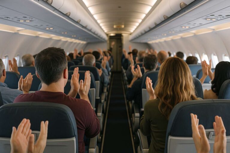 Tleskání v letadle: Letuška prozradila, proč to nedělat hned po přistání