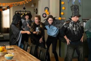 Středeční Ulice - party u Klímových v bytě, FOTO: Distr. Archiv TV Nova